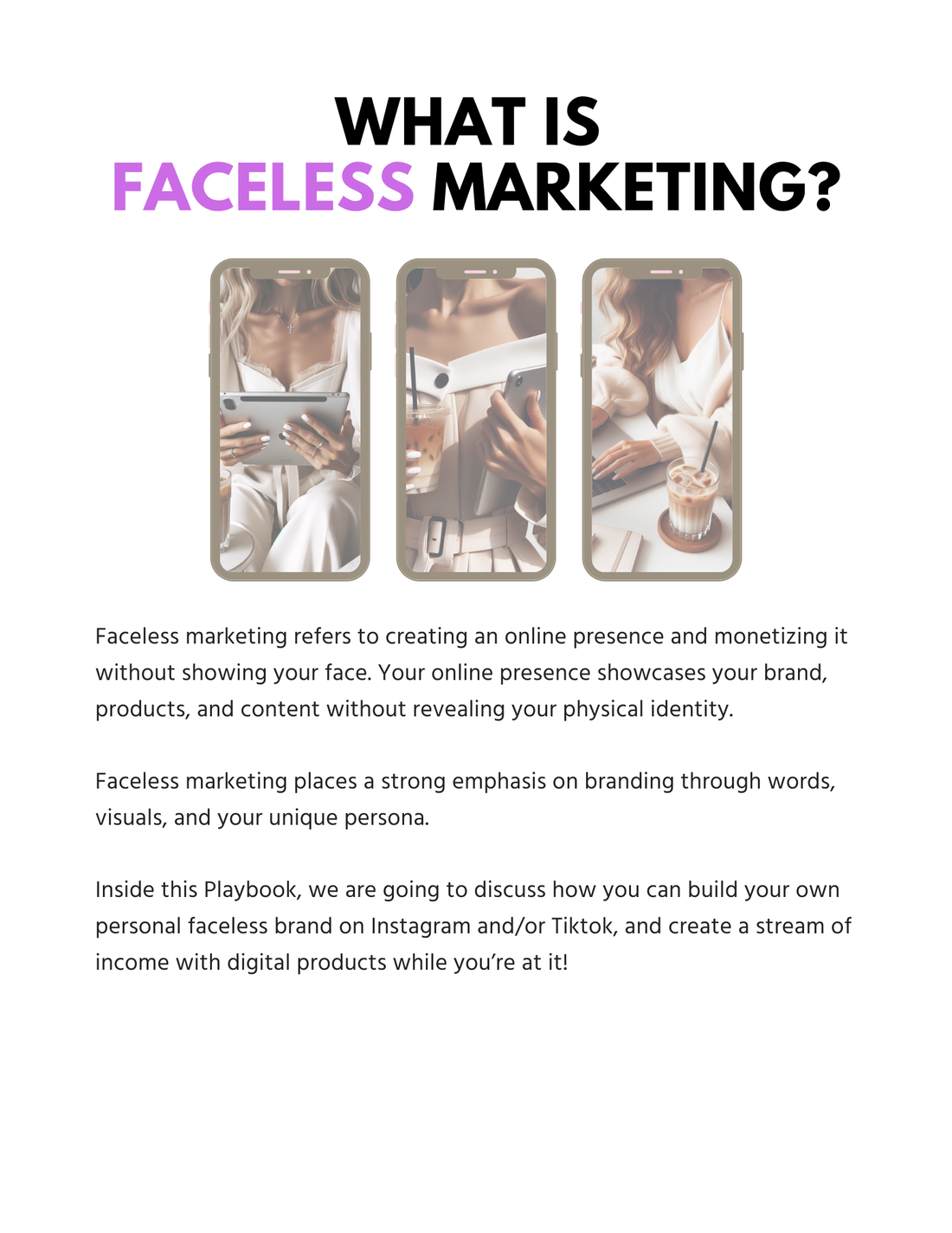 Faceless Digital Marketing Kit